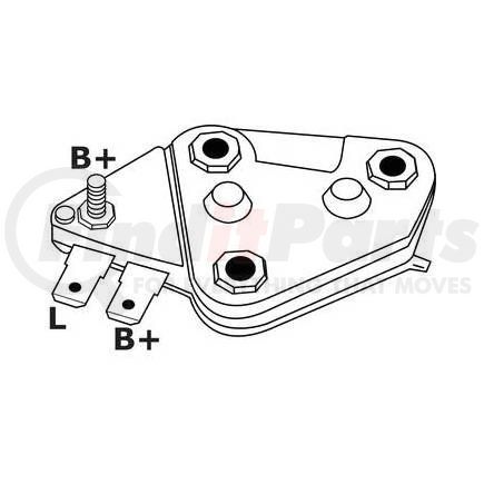 230-12020 by J&N - J&N Electrical Products Regulator, Electronic Delco 12V Reg