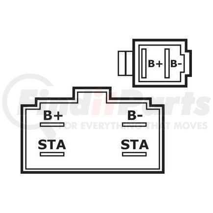 230-58016 by J&N - Regulator, Electronic & Rectifier 12V, 14.4 Set Point