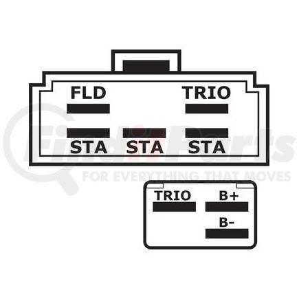 230-58008 by J&N - Regulator, Electronic & Rectifier 12V