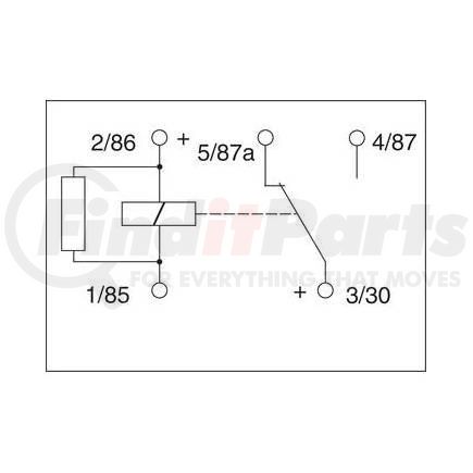 240-01036 by J&N - 5 Term Mini Relay