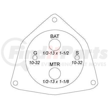 245-12212 by J&N - Solenoid 24V, 4 Terminals, Intermittent, Standard