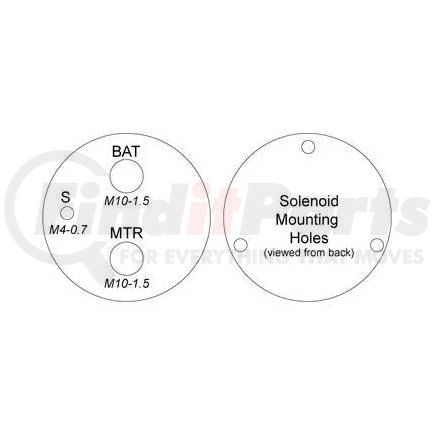 245-24124 by J&N - Solenoid 12V, 3 Terminals, Intermittent, Standard