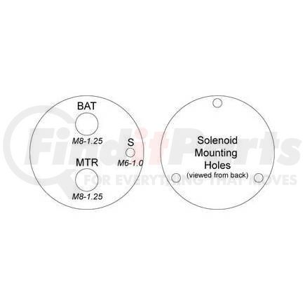 245-41005 by J&N - Solenoid 12V, 3 Terminals, Intermittent, Standard