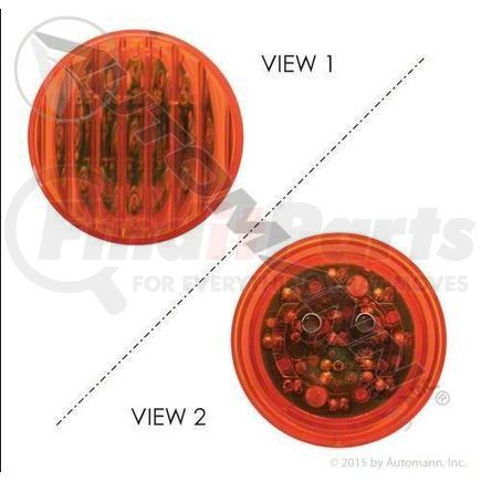 571.LD30A9 by AUTOMANN - Marker Light, LED, 2 in., Amber