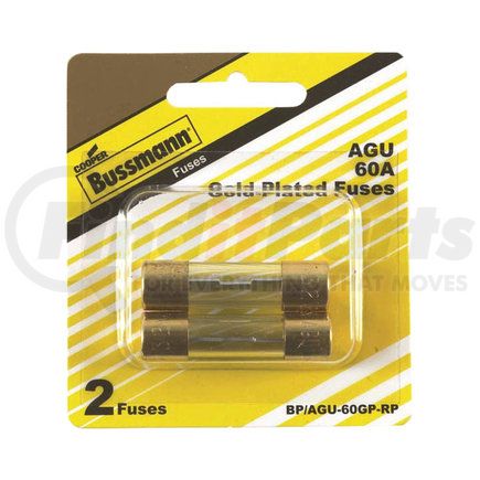 BPAGU60GP-RP by BUSSMANN FUSES - Gold Plated AGU