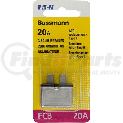 BPFCB20 by BUSSMANN FUSES - Circuit Breaker