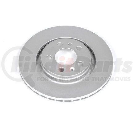 ESD615 by POWERSTOP BRAKES - Disc Brake Rotor - Front, ECE-R90 Geomet Coated for 1999-2006 Volkswagen Golf