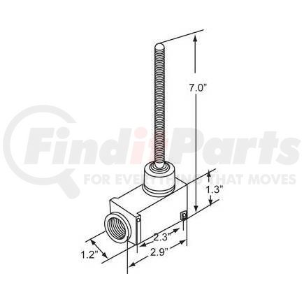 SW15 by ECCO - Back Up Alarm Switch - Electro-Mechanical Actuation Switch, Metal Housing