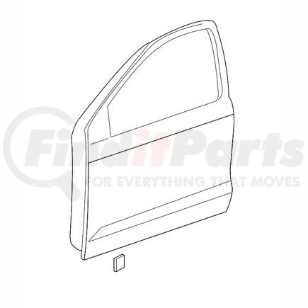 19184019 by GM - Door Shell, Front, RH, for 2009-2010 Pontiac Vibe