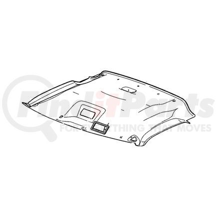 25948166 by GENERAL MOTORS - Front Headliner - Roof Trim Module, Interior, Shale, for 2008 GMC Savana