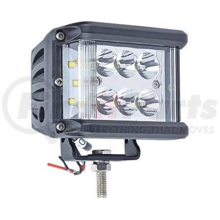 550-10060 by J&N - Work Light 12/24V, LED, 5100 Lumens, White, Spot/Flood, Black Housing