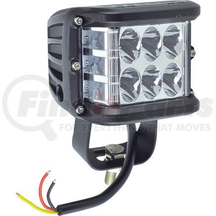 550-10064 by J&N - Work Light 12/24V, LED, 5100 Lumens, White, Spot/Flood, Black Housing