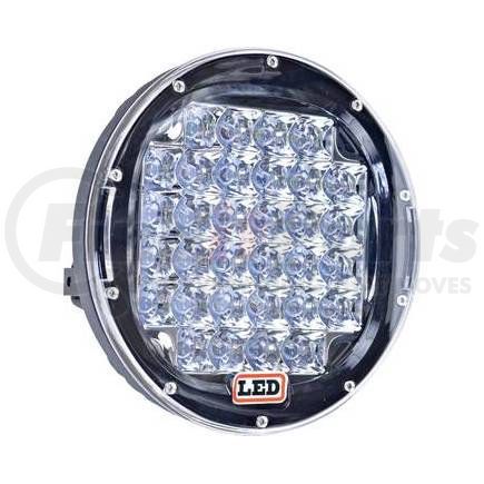 550-12016 by J&N - Driving Light 12/24V, LED, 8000 Lumens, White, 9", Spot