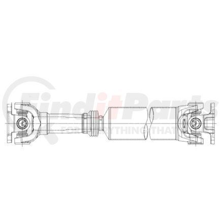 10008358 by DANA - Drive Shaft SPL55/1480 Series