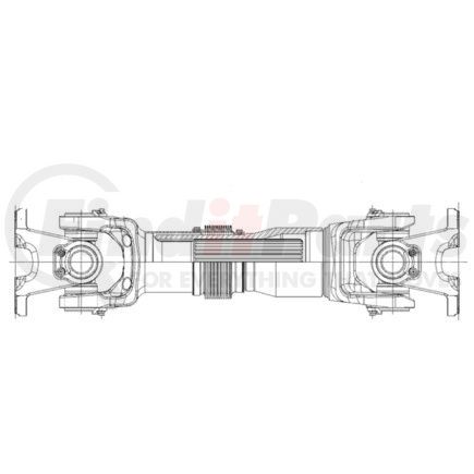 170SC55013C by DANA - SPL170 Series Drive Shaft