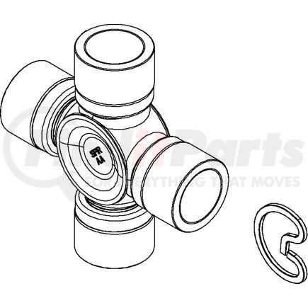 SPL100X by DANA - Universal Joint SPL100 Non-Greaseable