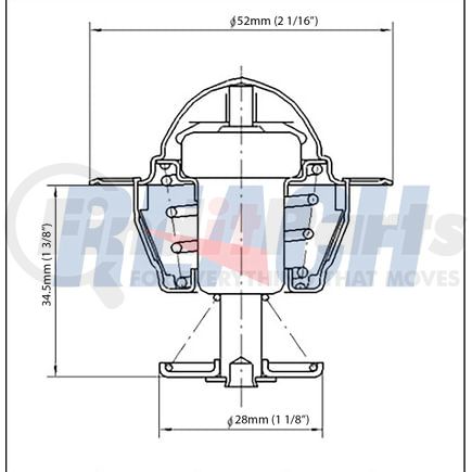 T4-10148 by REACH COOLING - Engine Coolant Thermostat