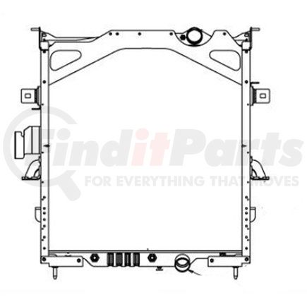 42-10401 by REACH COOLING - MACK CX SERIES 1997-2006 WITH FRAME