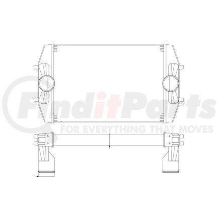 61-1012 by REACH COOLING - Charge Air Cooler