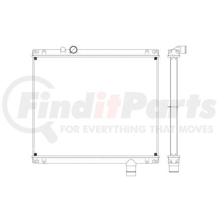 42-10215 by REACH COOLING - 2002-2007 Mack CV Granite   1995-2004 Mack RD Series