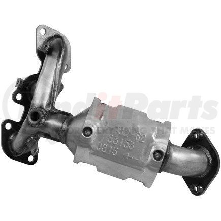 83153 by WALKER EXHAUST - Catalytic Converter - Integrated Exhaust Manifold, 16" OAL, 4" Height/Width, CARB