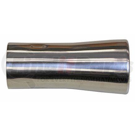 36124 by WALKER EXHAUST - Exhaust Pipe Spout - Round Tip, Stainless Steel, 5.5" Length, 2.5" Inlet OD, 2" Outlet ID