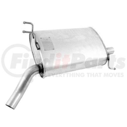 53754 by WALKER EXHAUST - Exhaust Muffler - Assembly, Quiet-Flow, Stainless Steel