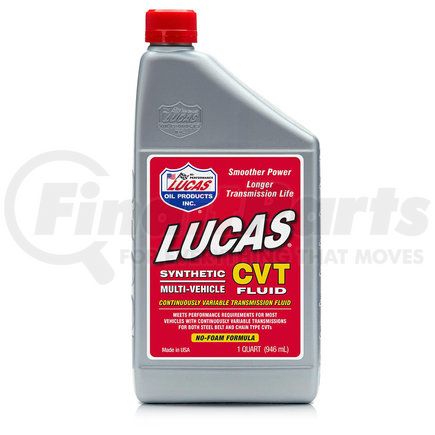 10111 by LUCAS OIL - CVT Fluid - Synthetic, Multi-Vehicle, 1 Quart