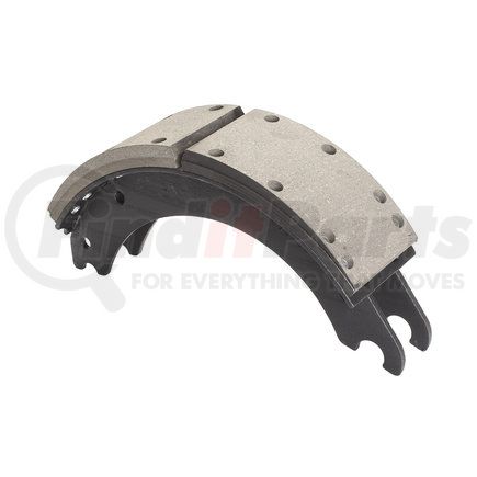 HV764702QR by HALDEX - Drum Brake Shoe and Lining Assembly - Rear, Relined, 1 Brake Shoe, without Hardware, for use with Meritor "Q" Plus Applications