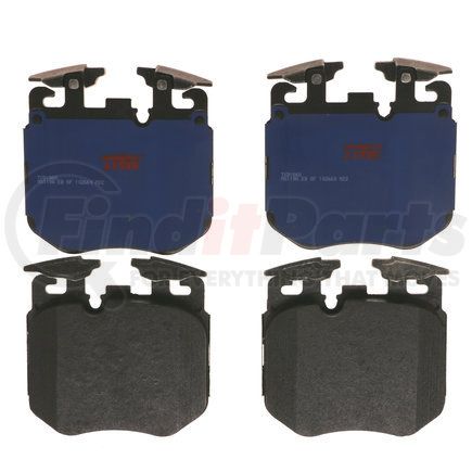 TXD1868 by TRW - Disc Brake Pad Set - Front, Semi-Metallic, Use for 2017 BMW 740e xDrive