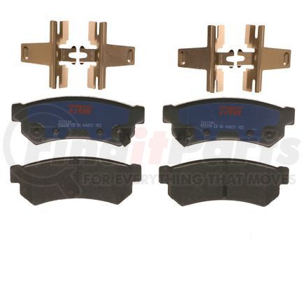 TXI1739 by TRW - Disc Brake Pad Set - New, Rear, For 2014-2016 Chevrolet Spark EV