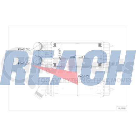 61-1324 by REACH COOLING - Charge Air Cooler