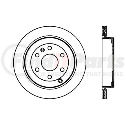 120.6607 by CENTRIC - Centric Premium Brake Rotor