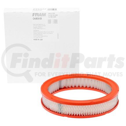 CA303 by FRAM - Round Plastisol Air Filter