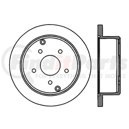 120.6208 by CENTRIC - Premium Brake Rotor