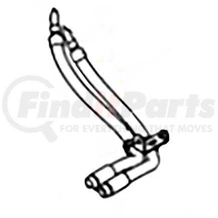 07-22767-000 by FREIGHTLINER - Transmission Oil Cooler Hose - Coolant to Oil Cooling, DD15, P3-125