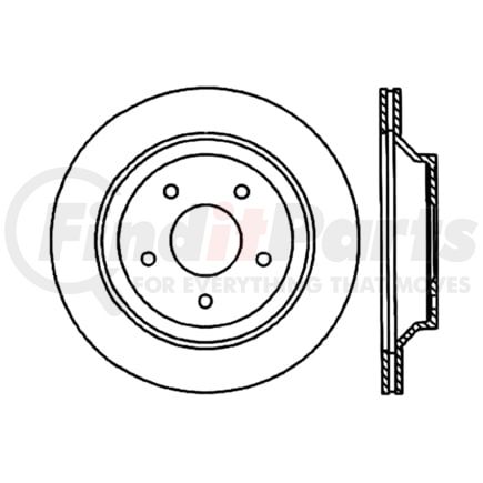 120.6204 by CENTRIC - Premium Brake Rotor