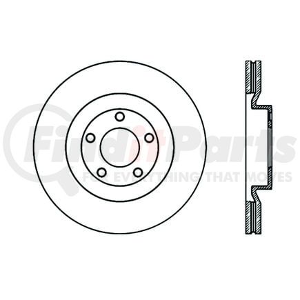 120.6109 by CENTRIC - Centric Premium Brake Rotor