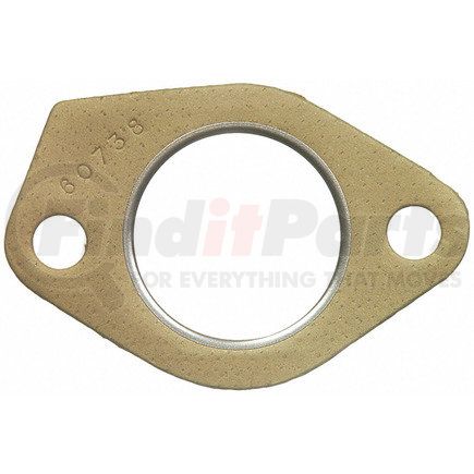 60738 by FEL-PRO - Exhaust Pipe Flange Gasket - 0.060 in. Thickness, 2- Bolt Holes, 1 Port, Round