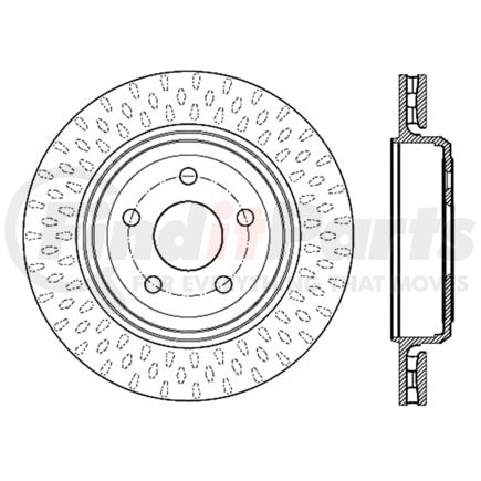 120.58009 by CENTRIC - Premium Brake Rotor