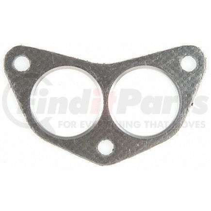 61294 by FEL-PRO - Exhaust Pipe Flange Gasket - 2.2 mm. Thickness, 3-Bolt Holes, 2-Ports