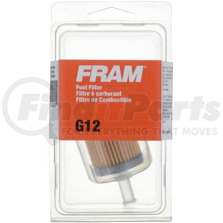 G12DP by FRAM - In Line Fuel Filter