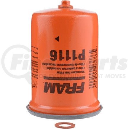 FRAM P1116 Fuel Filter Secondary Spin-on Fuel Filter