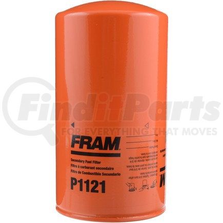 P1121 by FRAM - Secondary Spin-on Fuel Filter