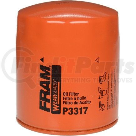 P3317 by FRAM - HD By-Pass Lube Spin-on
