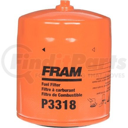 P3318 by FRAM - Primary Spin-on Fuel Filter