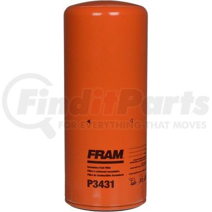 P3431 by FRAM - Secondary Spin-on Fuel Filter