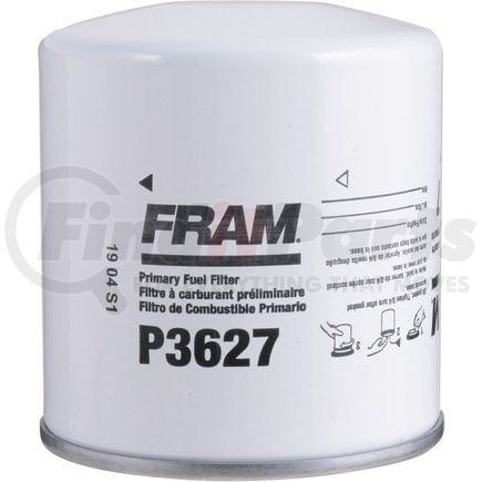 P3627FP by FRAM - Primary Spin-on Fuel Filter, Fleet Pack