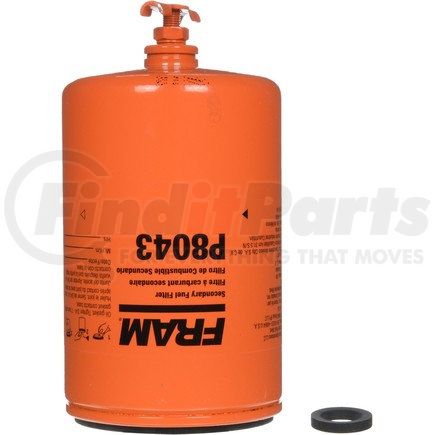 P8043 by FRAM - HD Secondary Spin-on Fuel Filter