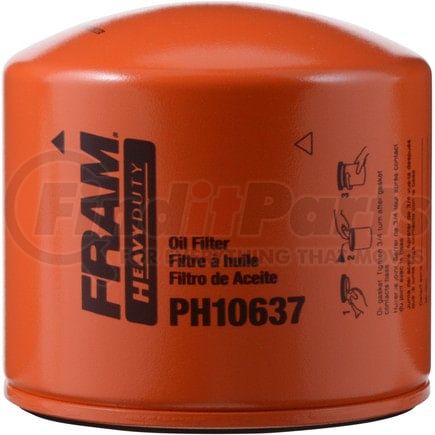 FRAM PH10637 Engine Oil Filter Spin-on Oil Filter